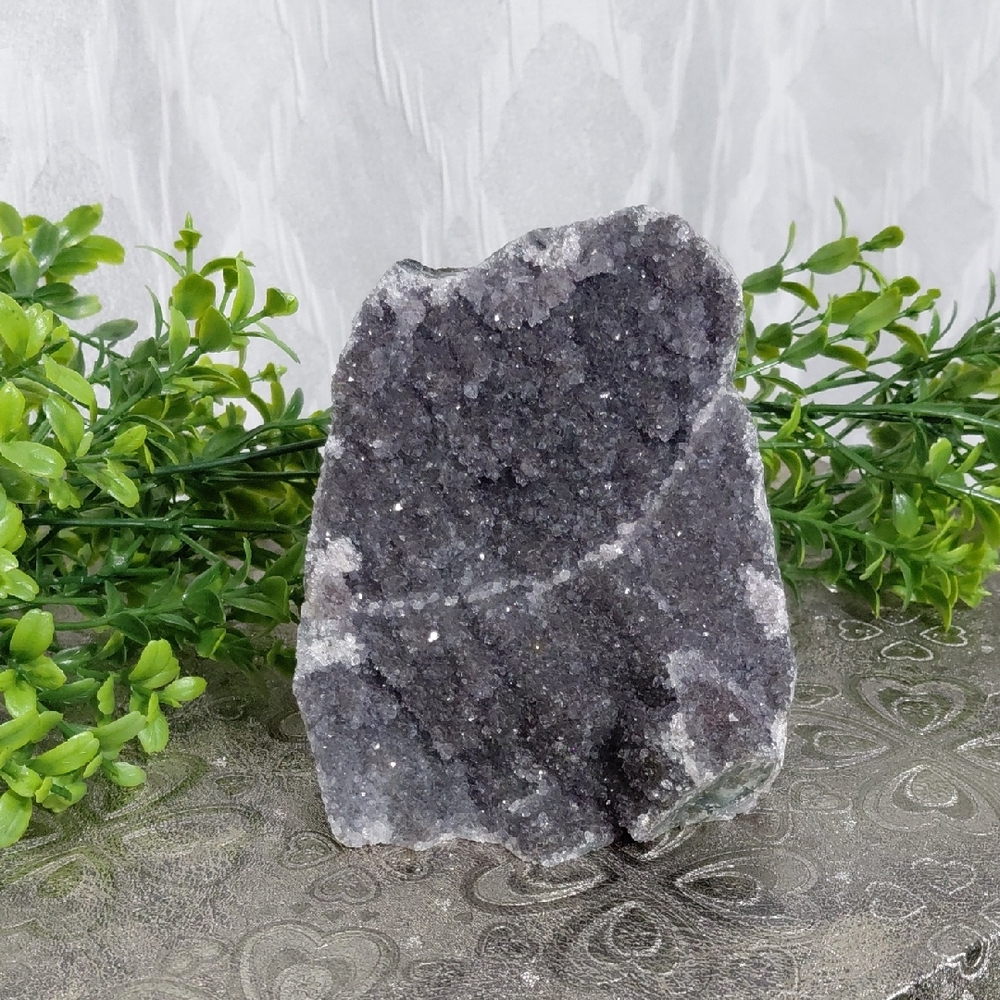 Natural Amethyst Geode Crystal Decor